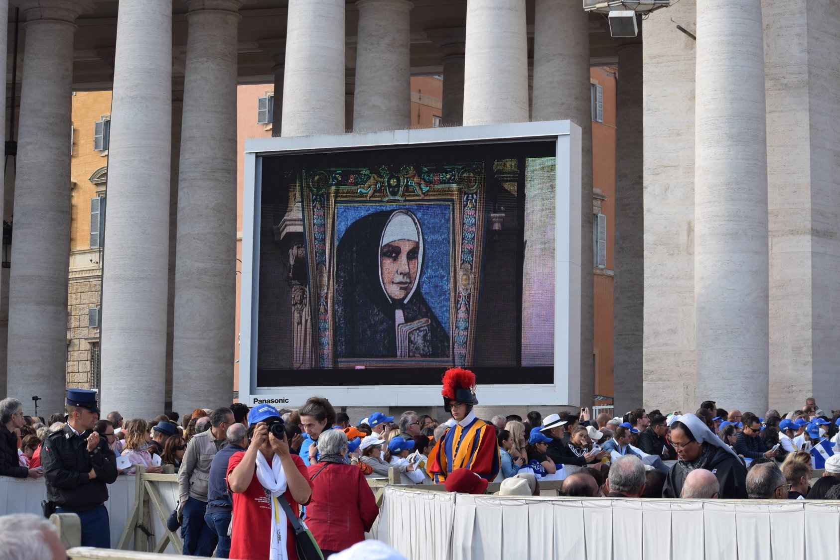 The canonization of Katharina Kasper in 2018.
