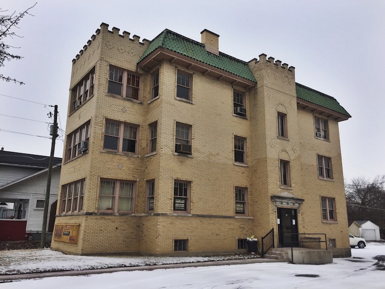 The Castle apartment building is one of two century-old structures slated for demolition..