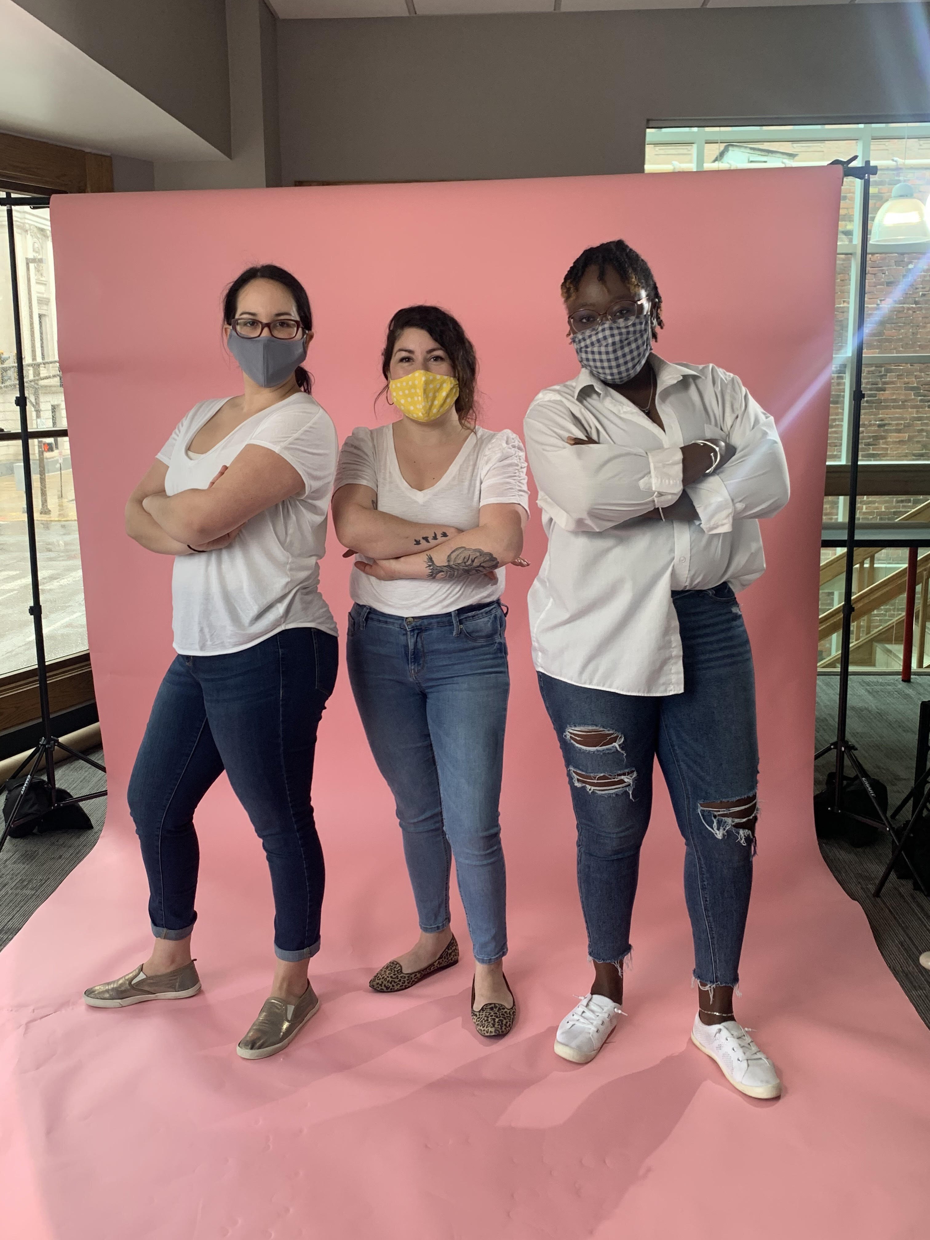 Olivia Torres, left, and RasAmen Oladuwa, right, are Co-Founders of The Content Creators of Color Project, a committee of Start Fort Wayne.