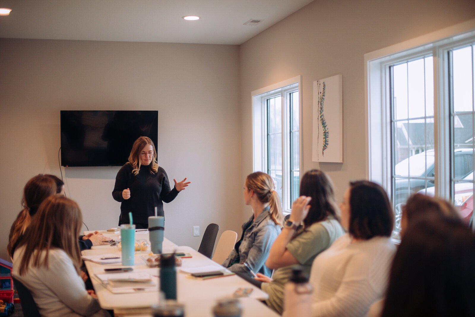 A Community Doula Collective meeting.