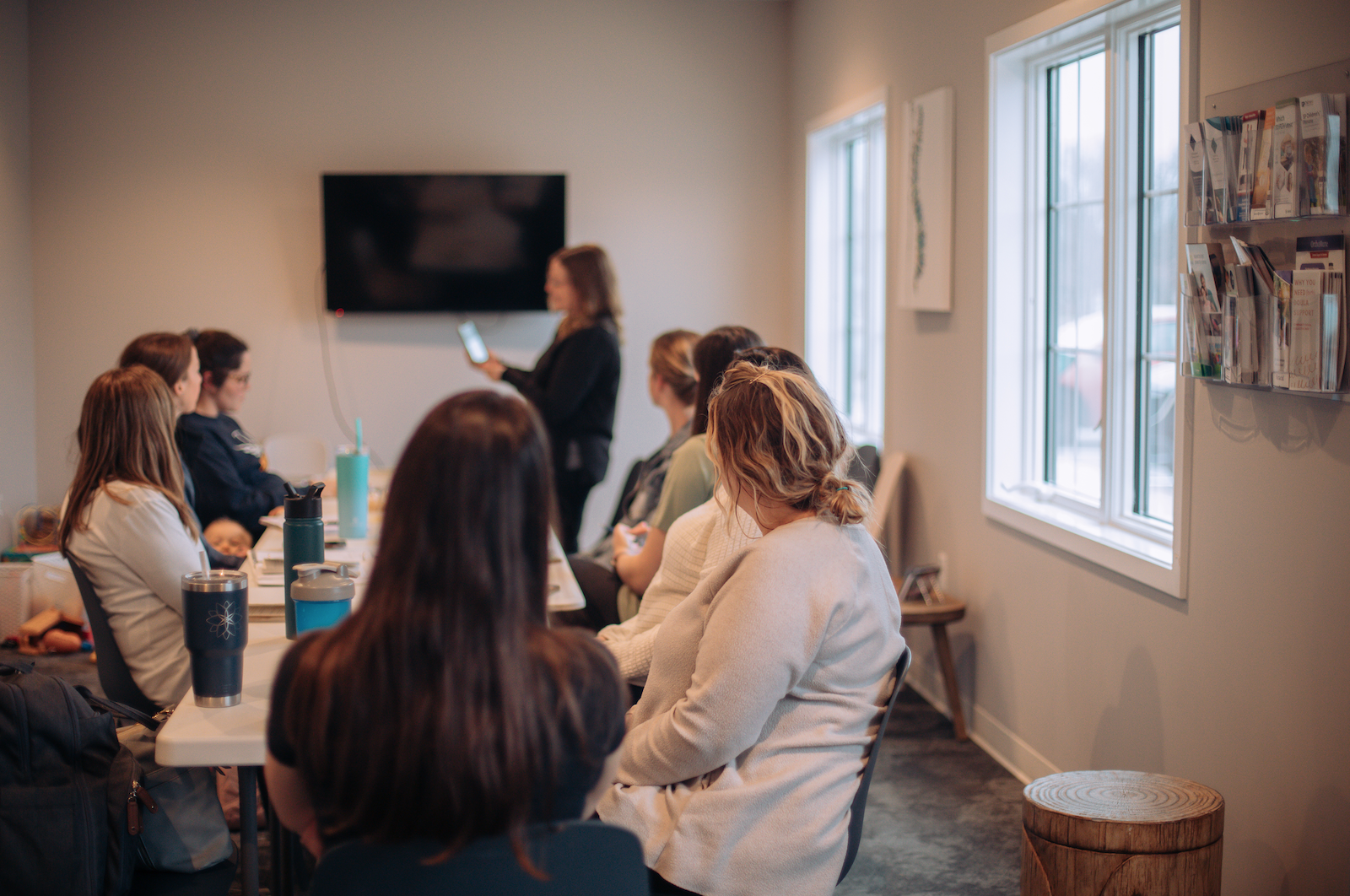 A Community Doula Collective meeting.