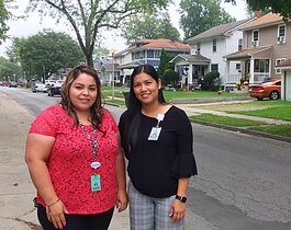 Maria Diaz and Amber Ramsey are Community Health Workers for Parkview's Safety PIN program in Southeast Fort Wayne.