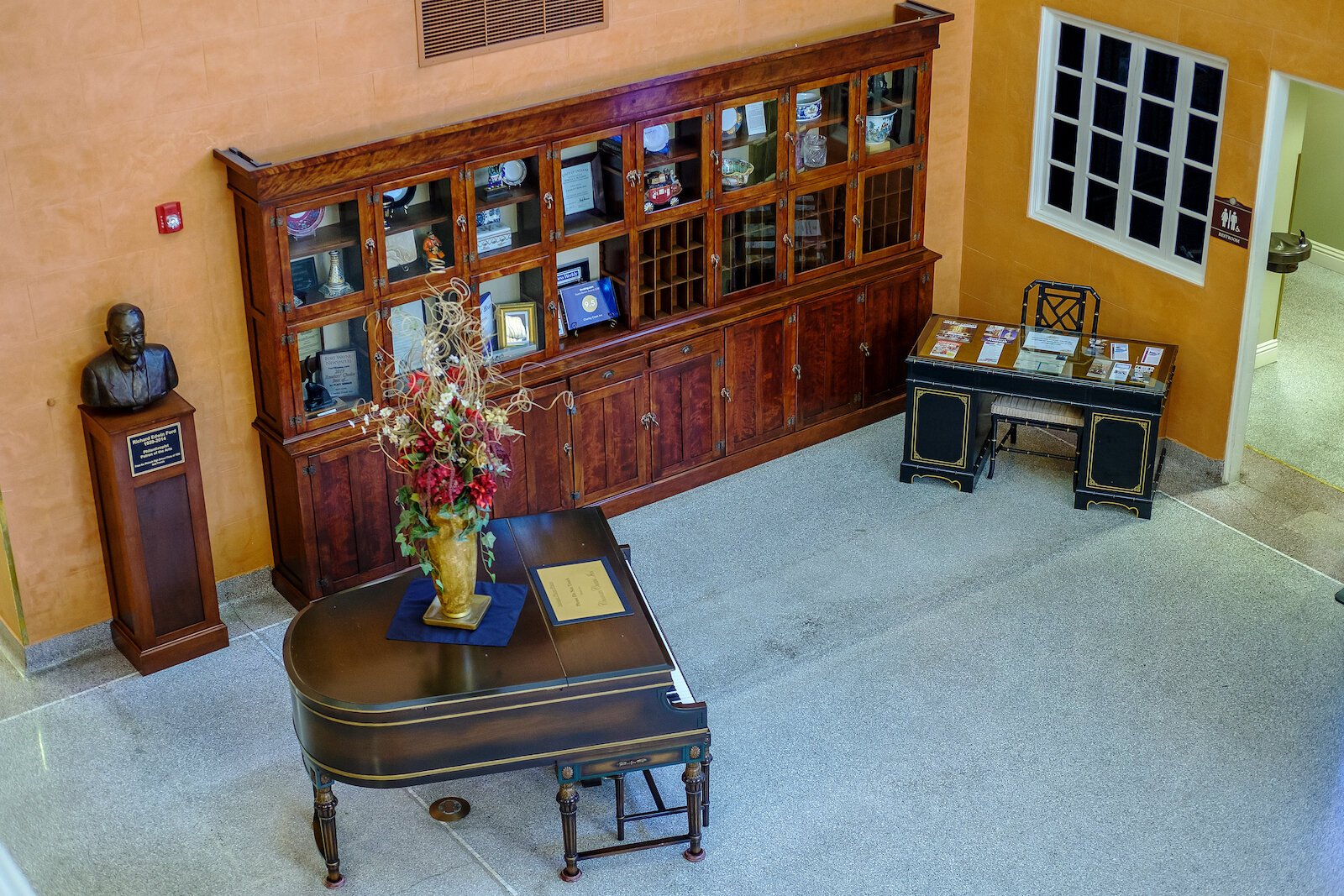 The main lobby of the Charley Creek Inn at 111 W. Market St. in Wabash.