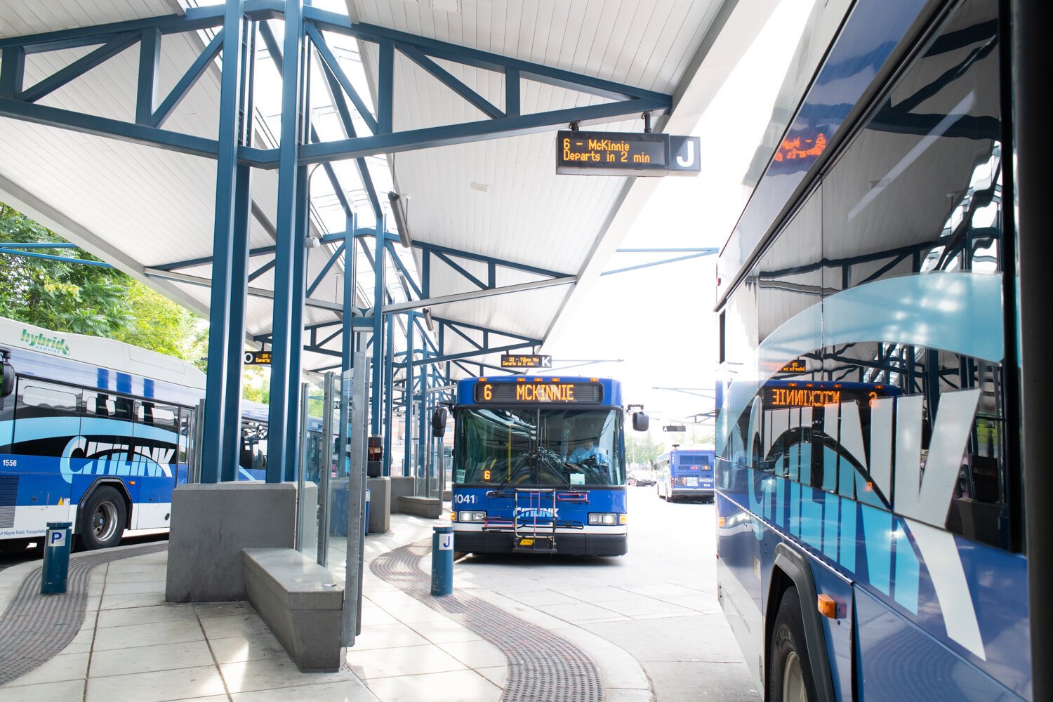 Citilink buses are a primary provider of Fort Wayne's current public transit.