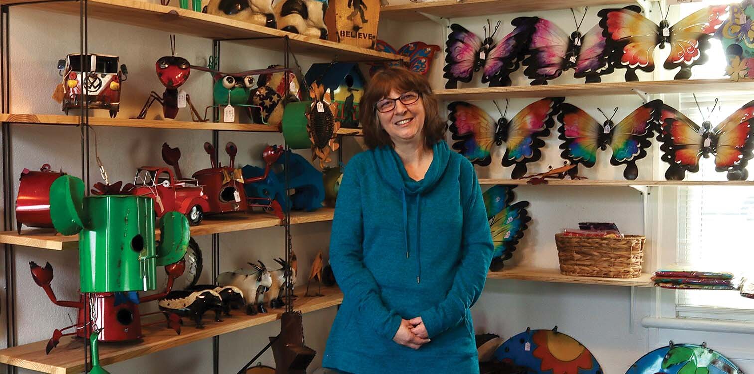 Georgina Jordan, who grew up near the Wells Street Corridor, opened a global gift shop, Cog & Pearl, there in July 2021.