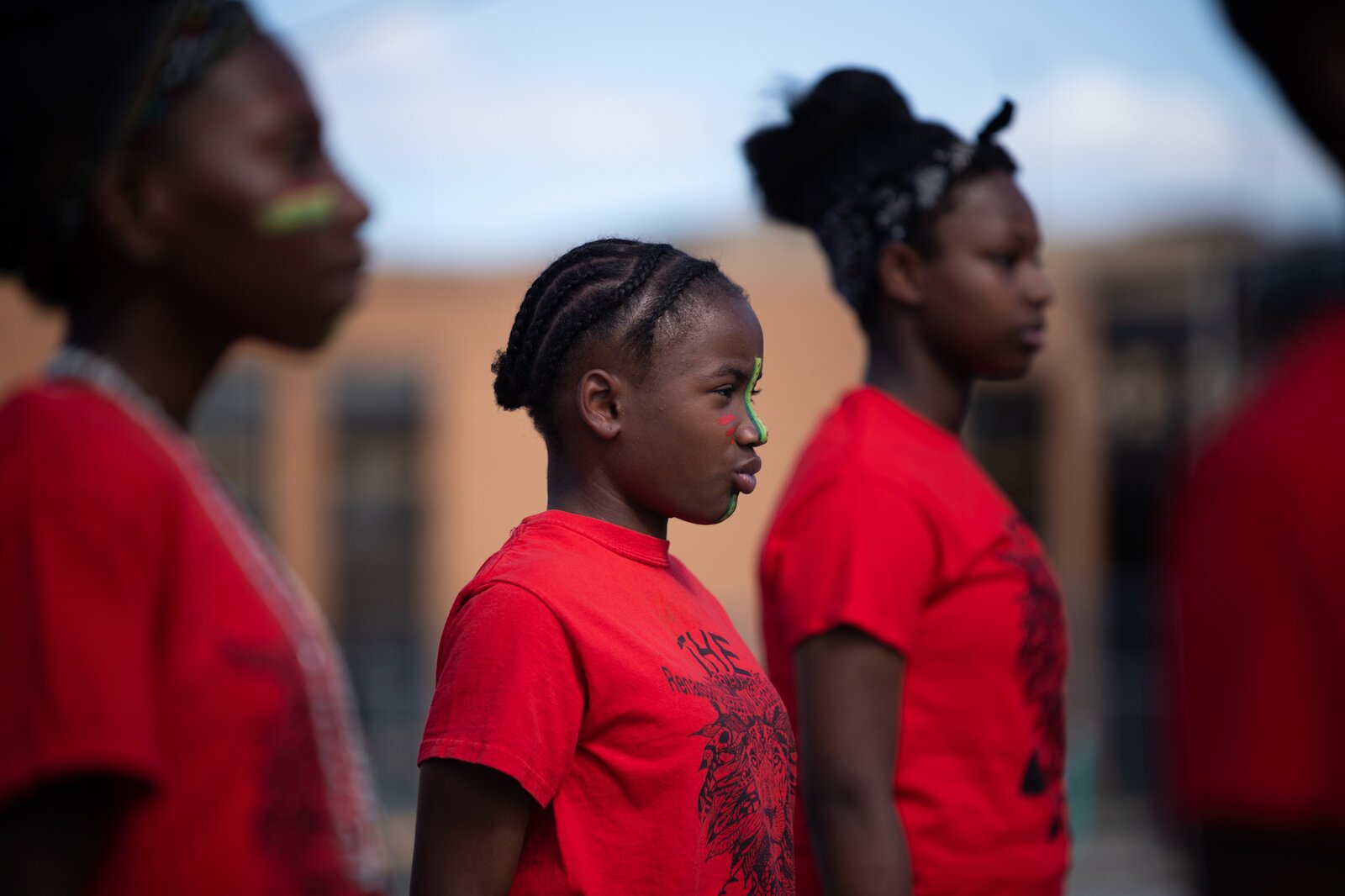 Members of the Art Leadership Center perform at the 2019 Grand Opening of Promenade Park.