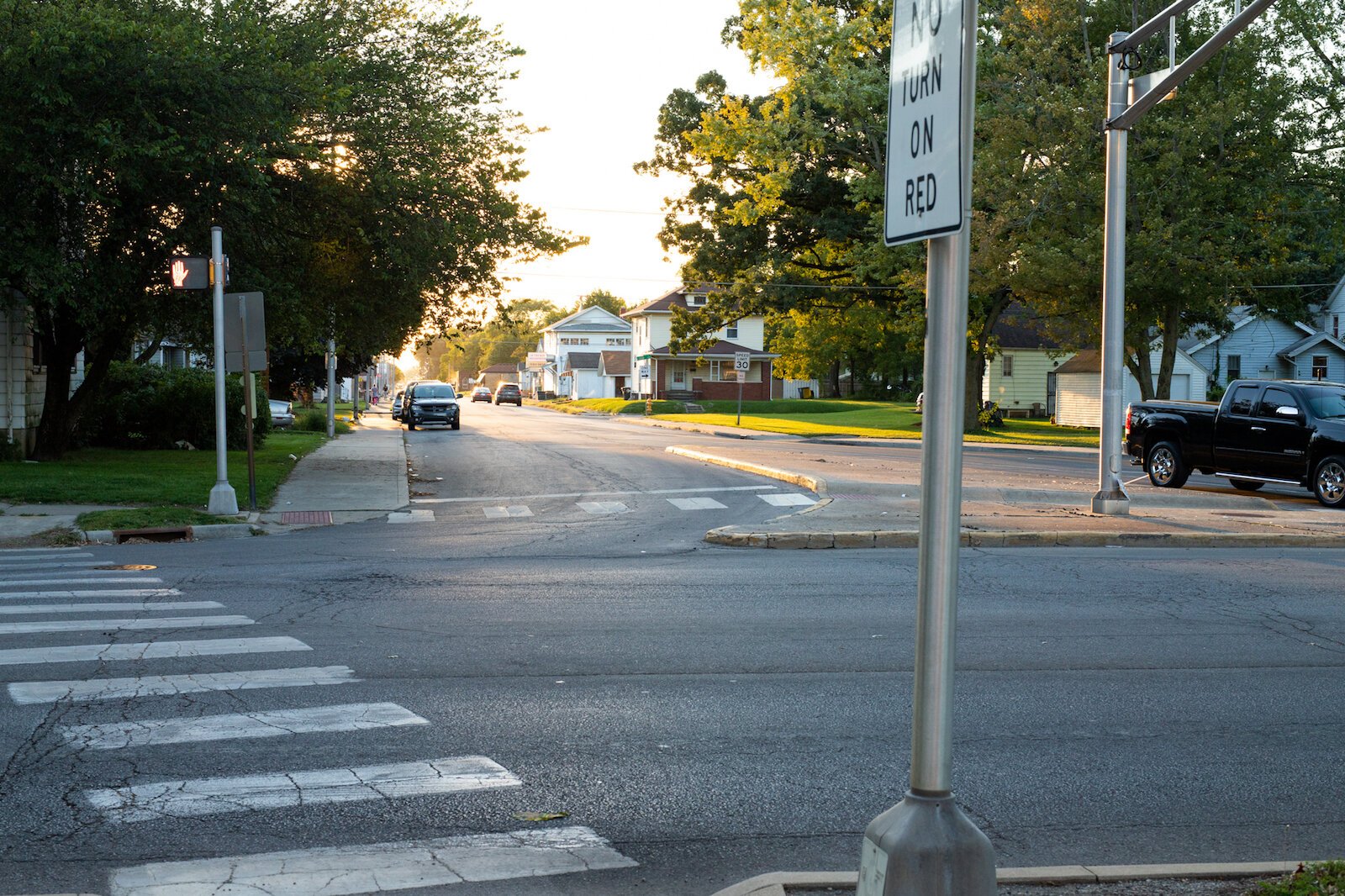 Crosswalks create connectivity on North Anthony Boulevard.