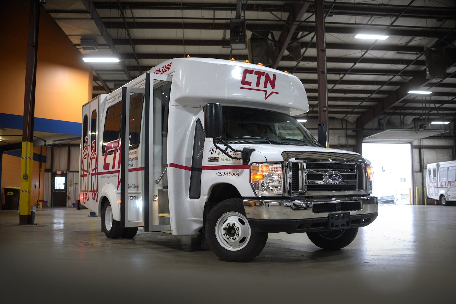 A Community Transportation Network bus.