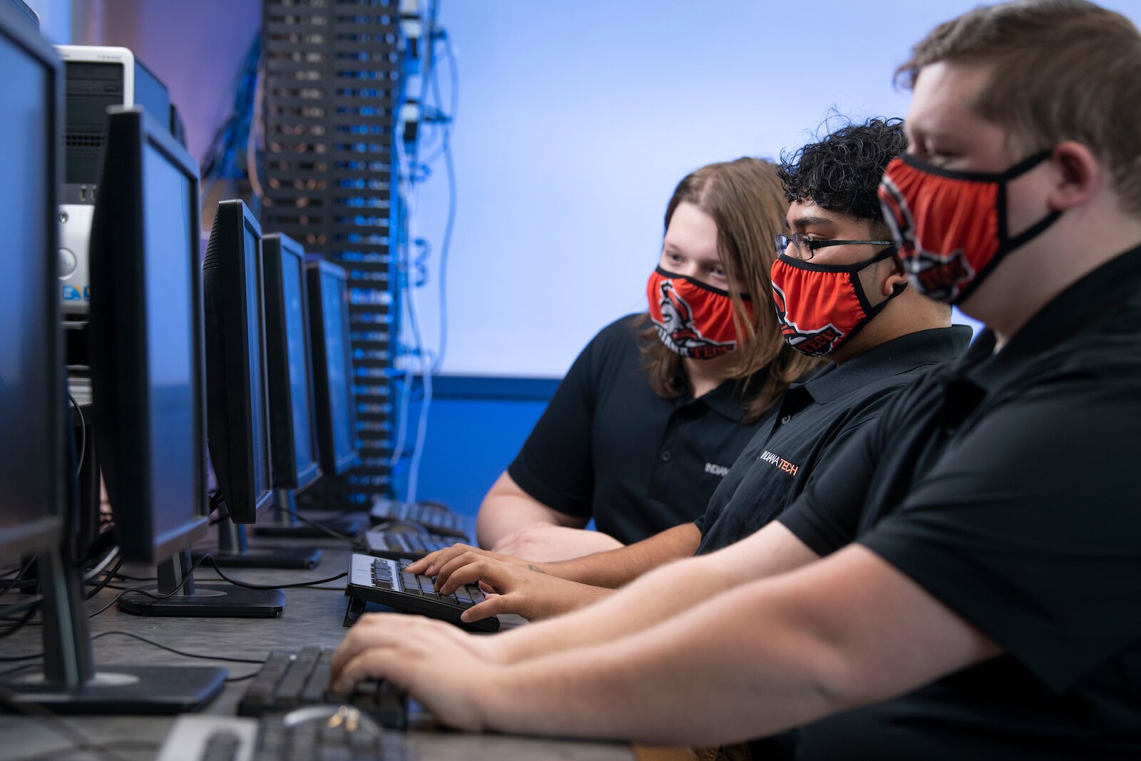 The Cyber Warriors hold tryouts and recruit from high schools.