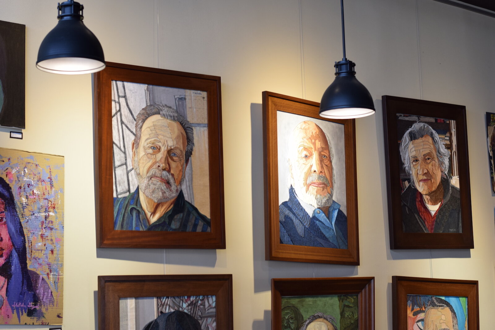 Davey's Delicious Bagels displays the work of local artists, including high school students.