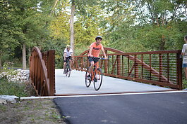 The Dam-to-Dam ride is designed by cyclists and has seven different mileage routes, making it perfect for riders of all abilities to enjoy the beautiful scenery of the Wabash River Trail and the Salamonie State Forest.
