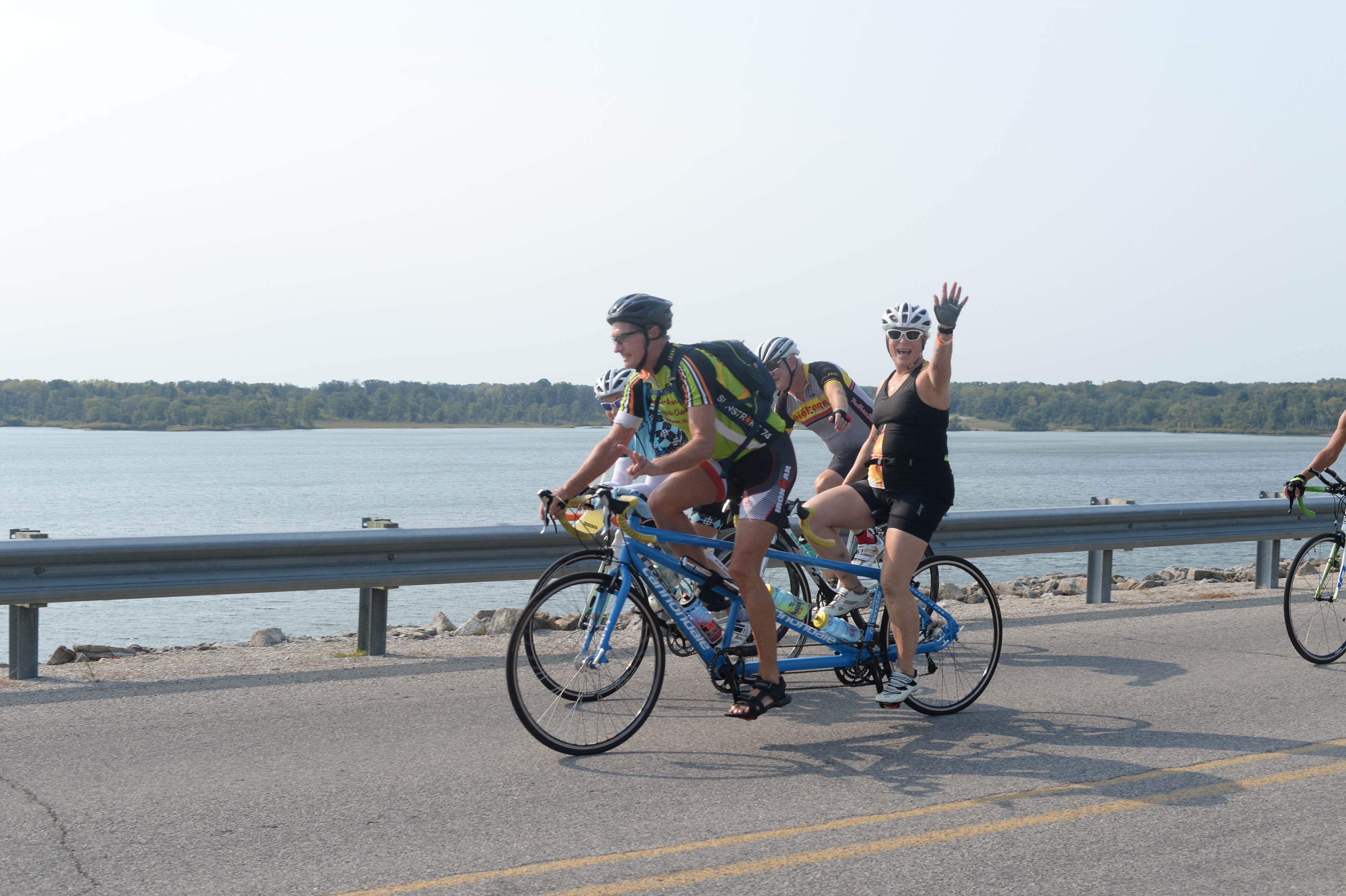 The Dam-to-Dam ride is designed by cyclists and has seven different mileage routes, making it perfect for riders of all abilities to enjoy the beautiful scenery of the Wabash River Trail and the Salamonie State Forest.