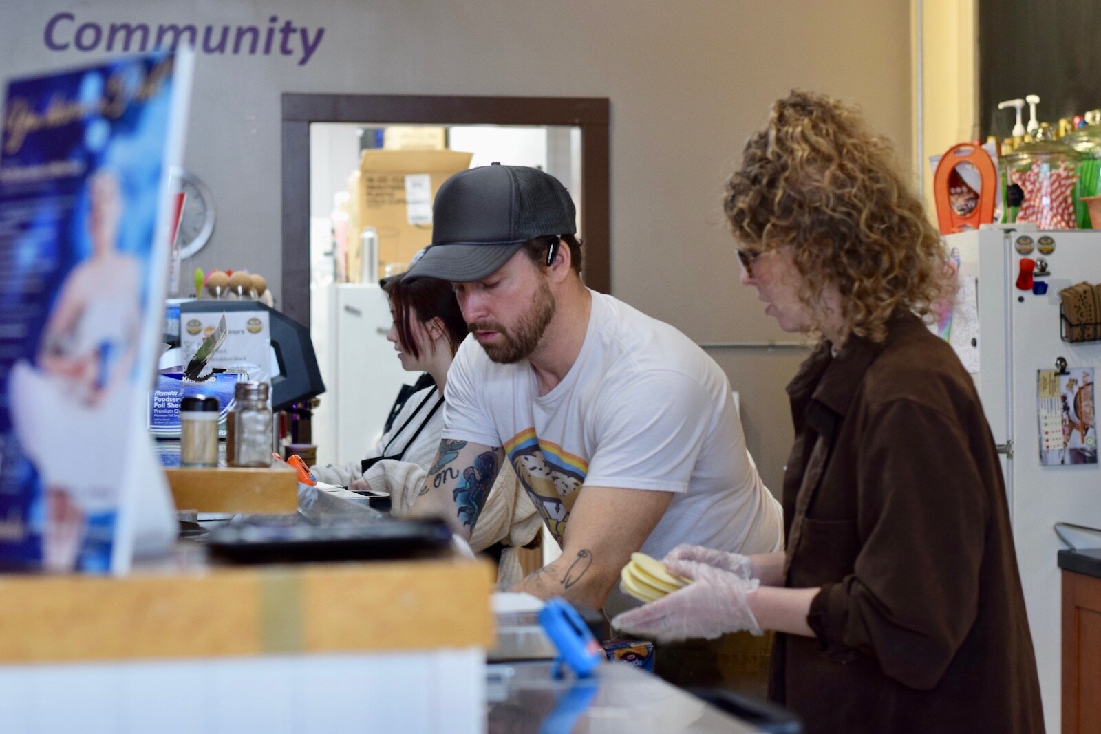 Davey Heritier moved from Los Angeles to Fort Wayne to open his steamed bagel sandwich shop Davey's Delicious Bagels.