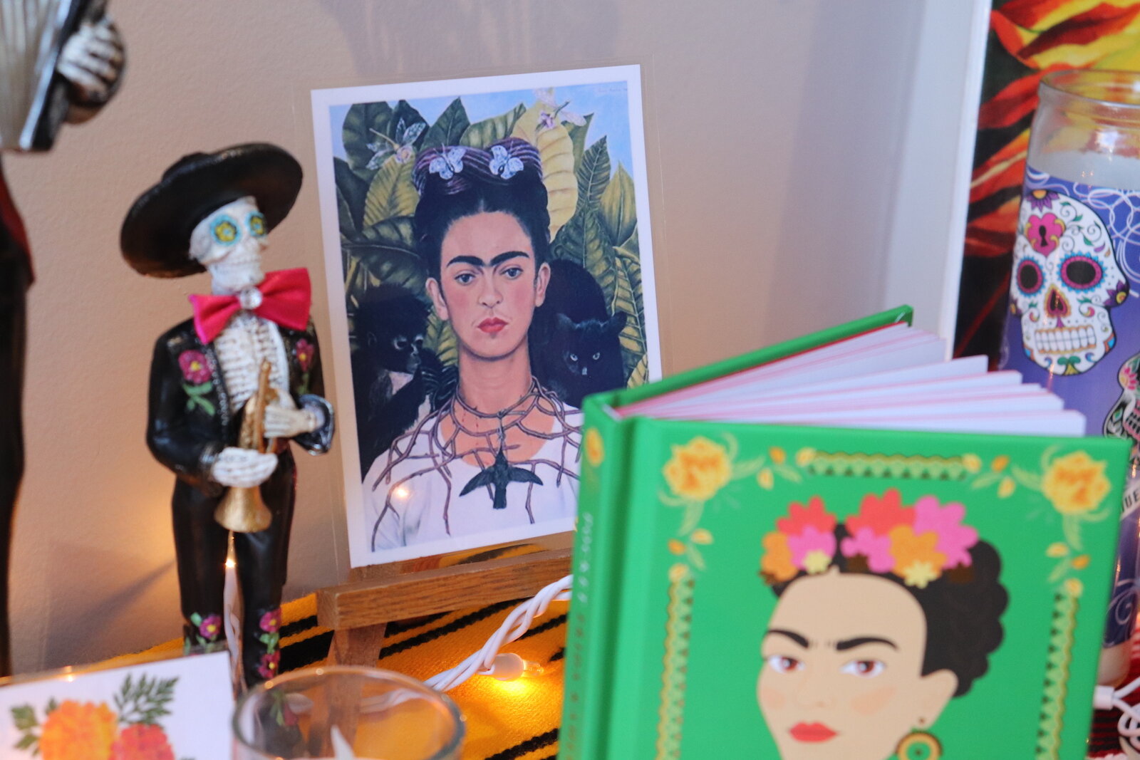 Guerrero makes it a point not to overlook the indigenous origins of the holiday Día de los Muertos.
