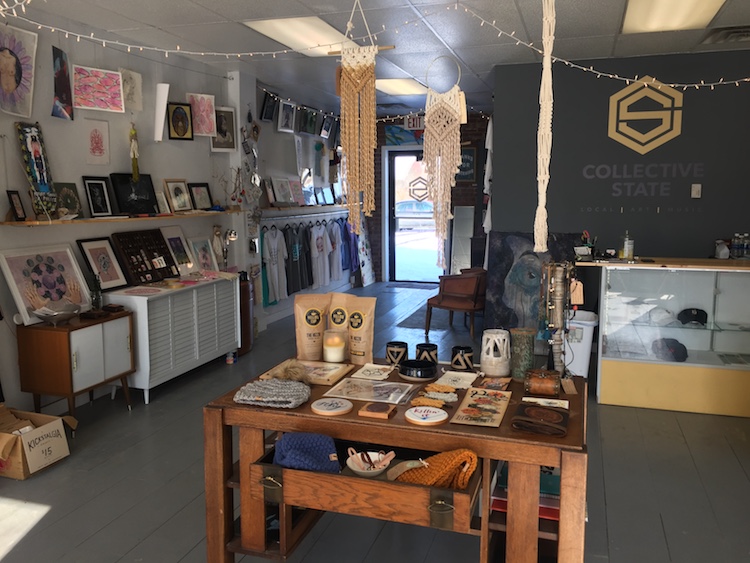 Collective State showcases a variety of local art media and styles.