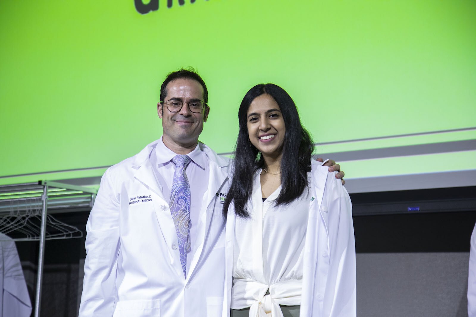 Parkview Health launched a graduate medical education (GME) program, also known as a medical residency, in Fort Wayne. A white coat ceremony in June 2022 officially welcomed the new resident physicians, including Dr. Payal Shukla, right.