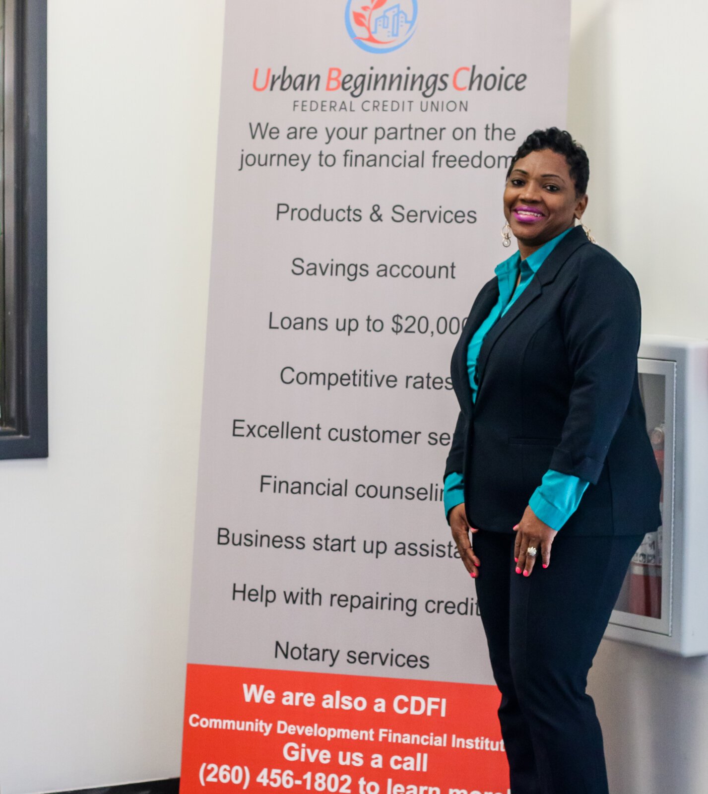 Urban Beginnings Choice Federal Credit Union is a certified CDFI. Chief Executive Officer Diane Starks is part of a small team serving more than 265 members.