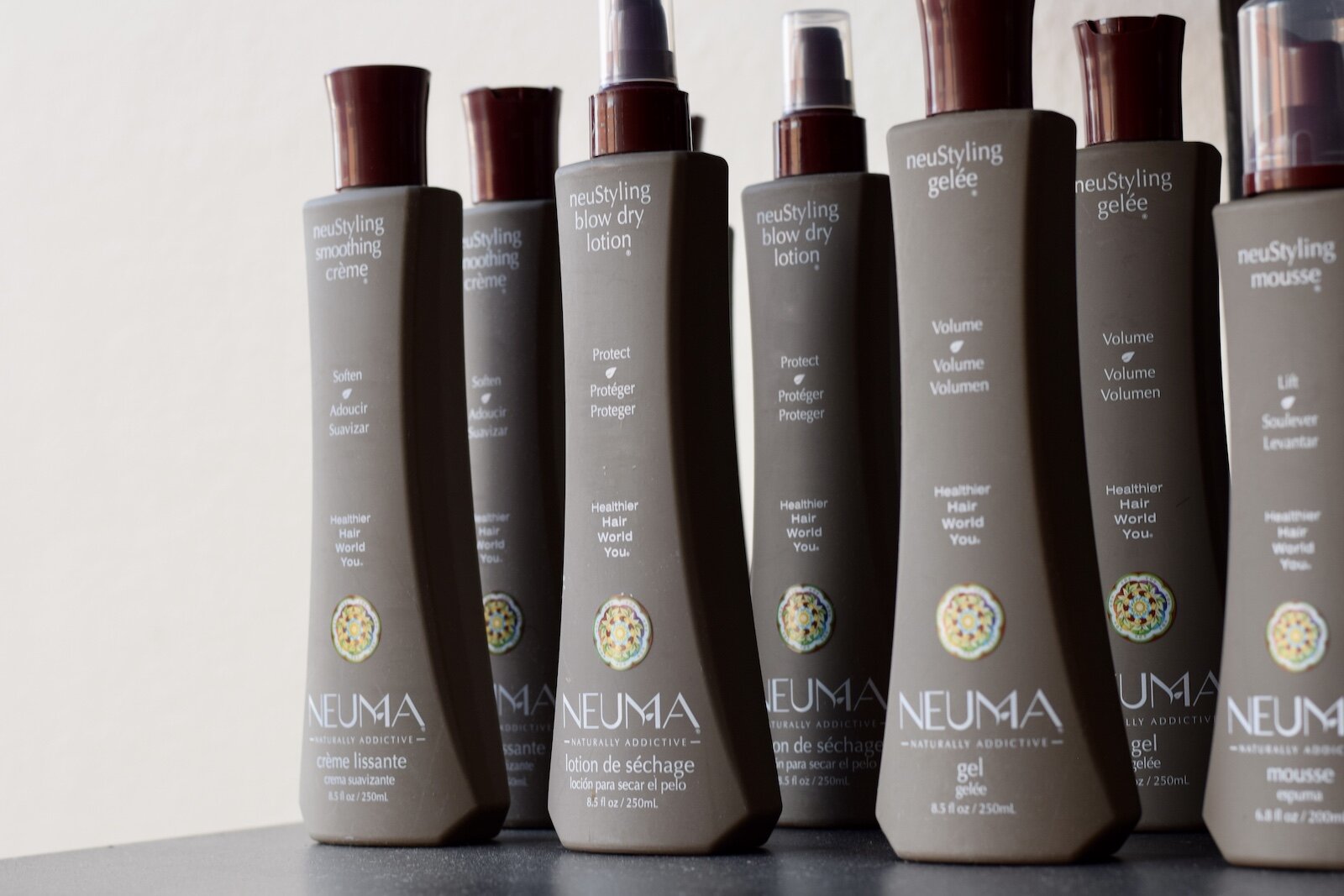 Michael Michael's Salon and Spa carries Neuma, a vegan hair care line.