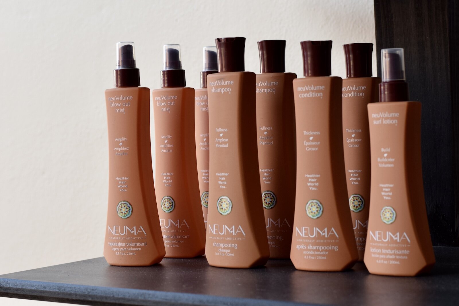 Michael Michael's Salon and Spa carries Neuma, a vegan hair care line.