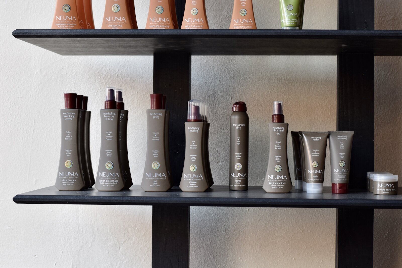 Michael Michael's Salon and Spa carries Neuma, a vegan hair care line.