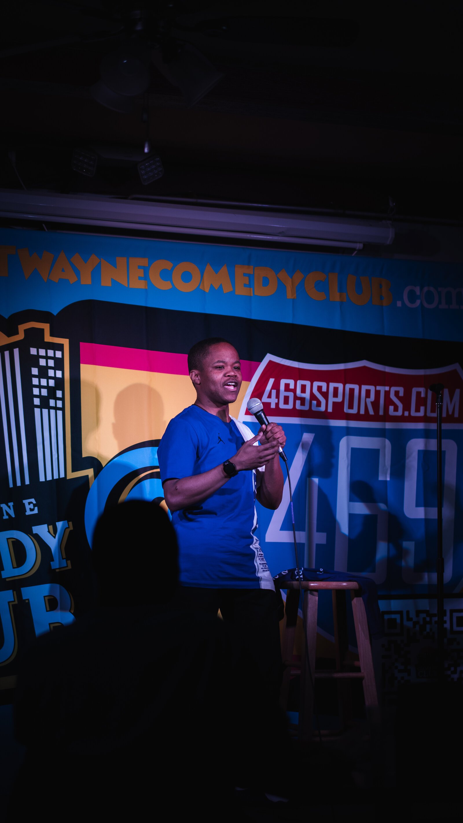 Emmanuel Thomas at The Fort Wayne Comedy Club.