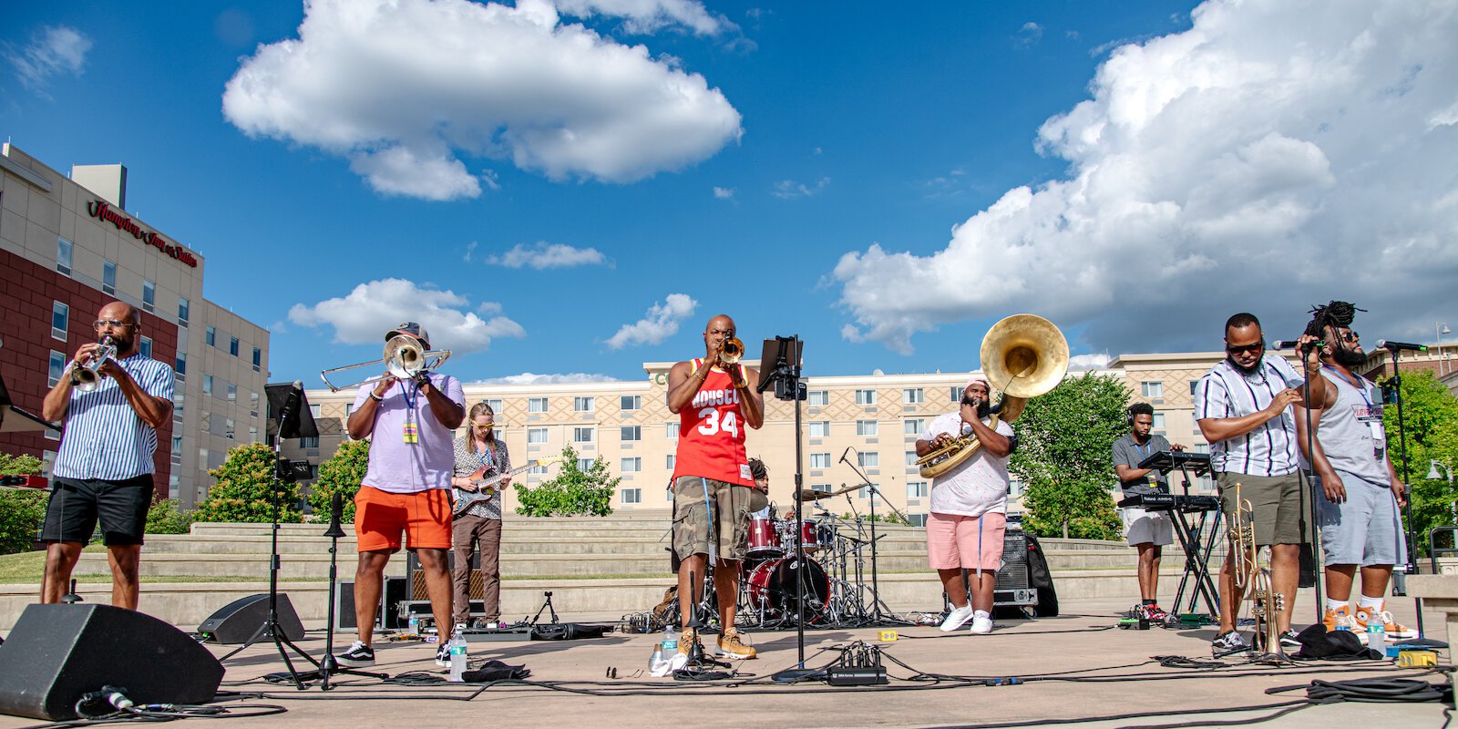DuPont Brass performing at Ripple in 2023.