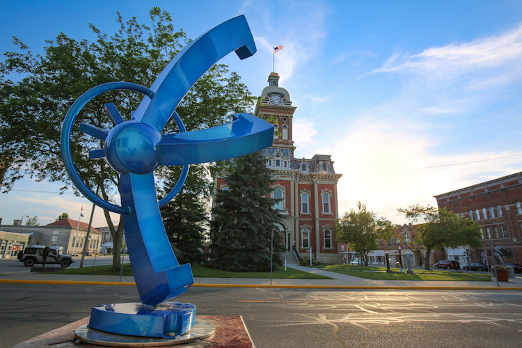 "Genesis" by Nathaniel Pierce in downtown Decatur.