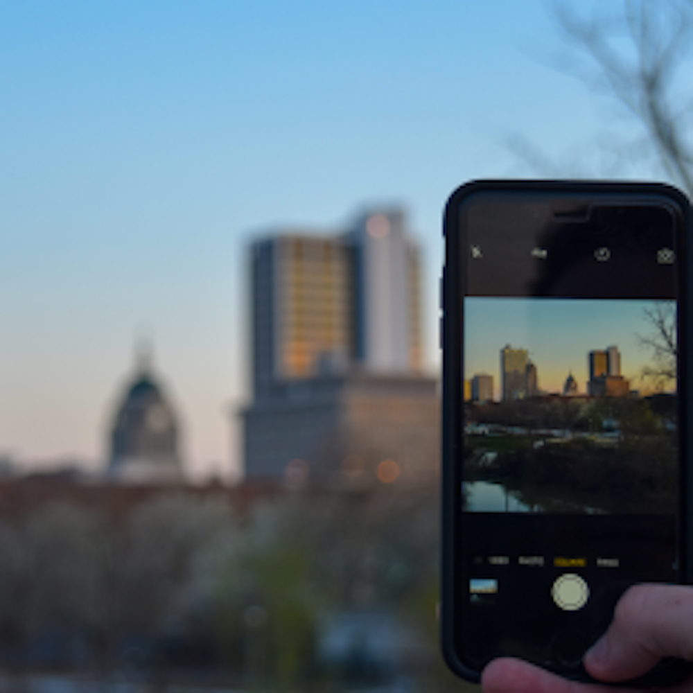 The Downtown Fort Wayne Skyline.