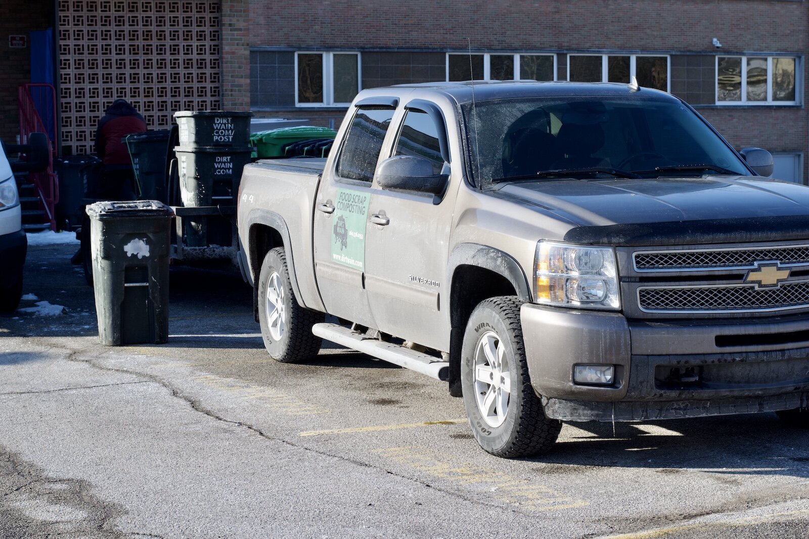 Dirt Wain currently uses pickup trucks for its compost routes.