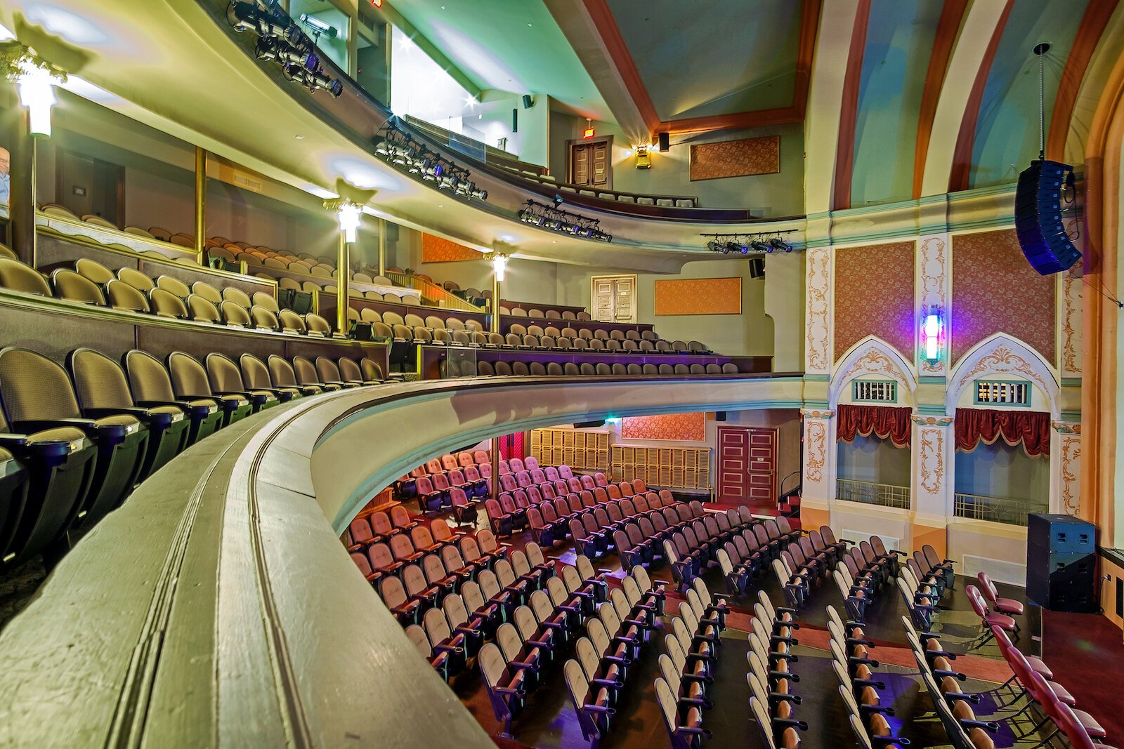 The fully renovated Eagles Theatre at 106 W. Market St. in Downtown Wabash.