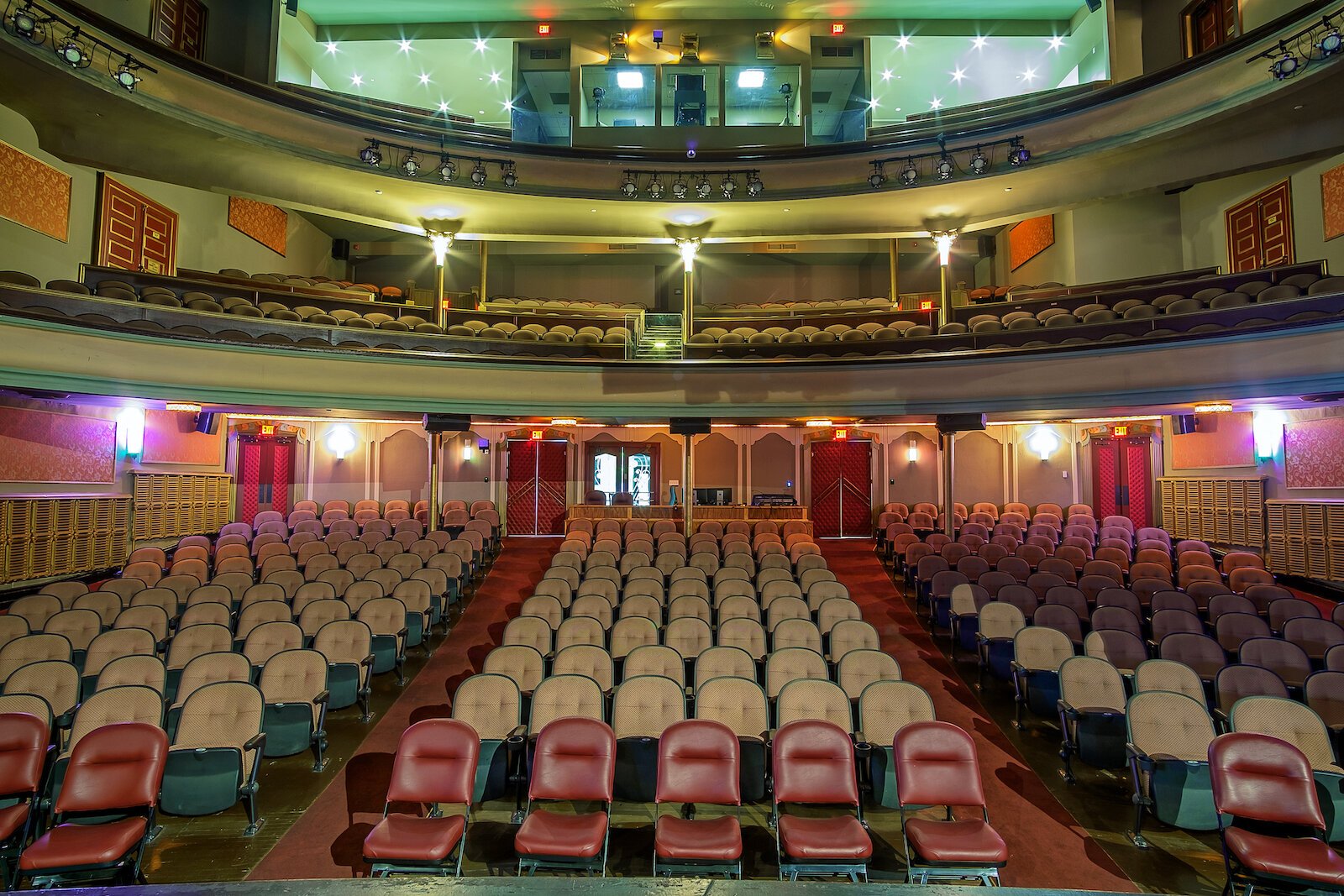 The fully renovated Eagles Theatre at 106 W. Market St. in Downtown Wabash.