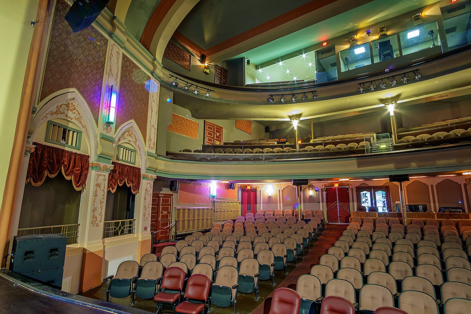 The fully renovated Eagles Theatre at 106 W. Market St. in Downtown Wabash.