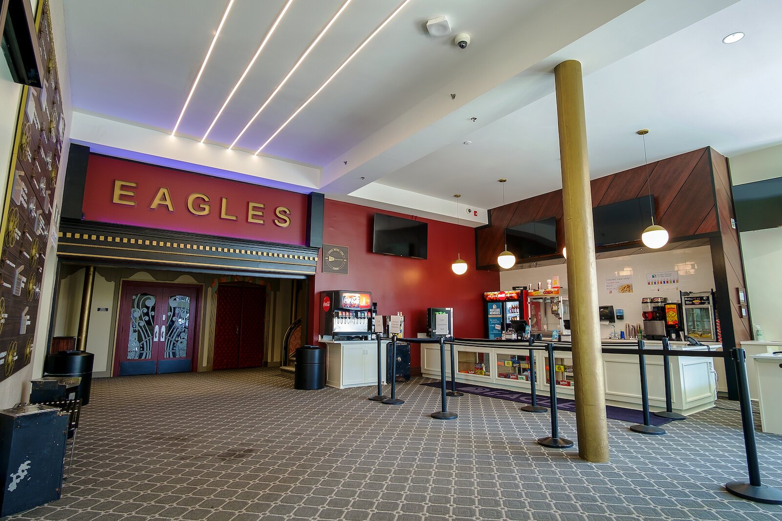 The fully renovated Eagles Theatre at 106 W. Market St. in Downtown Wabash.