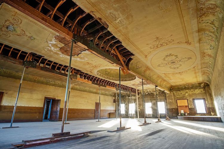 The fourth floor ballroom of Eagles Theatre.