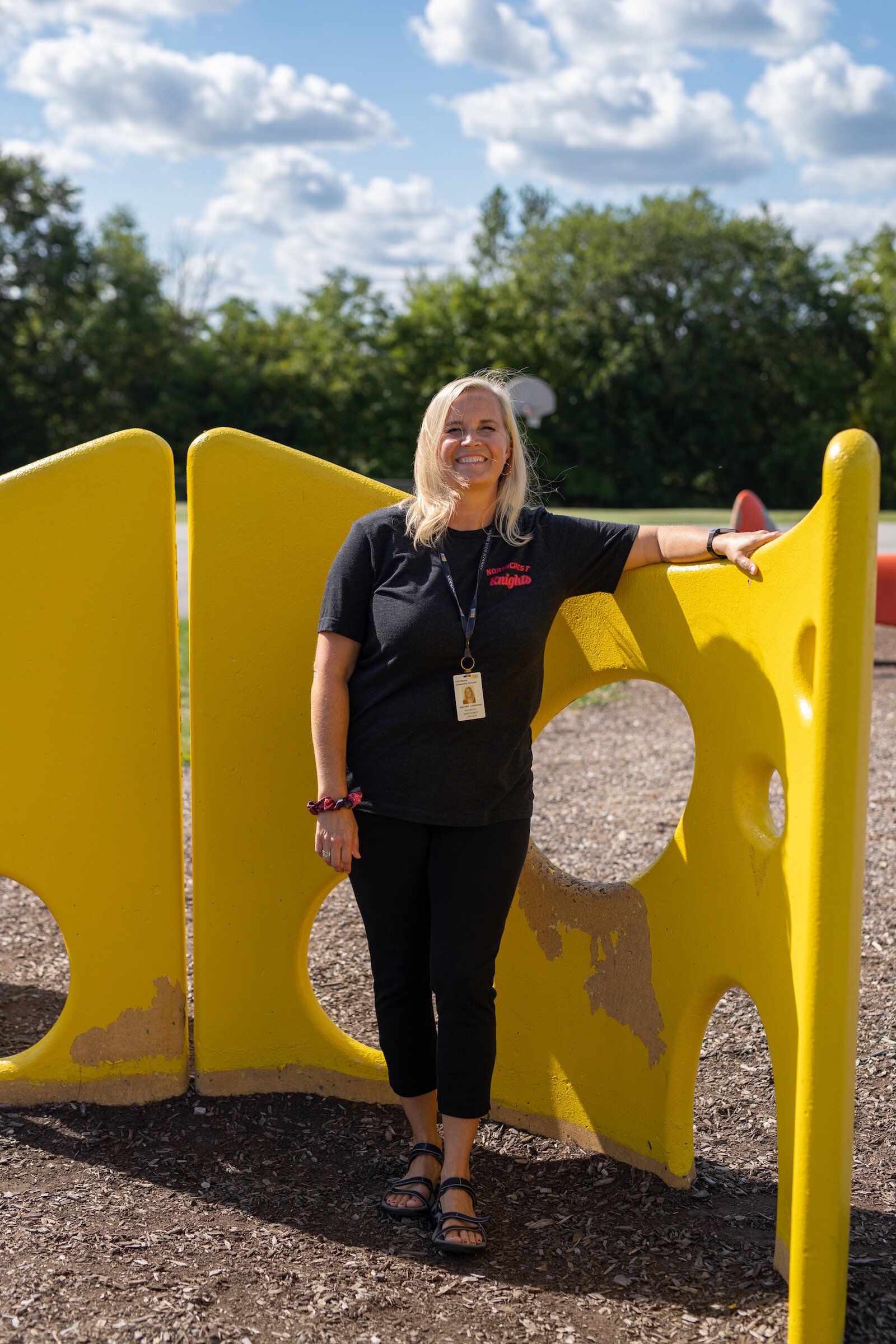 Heather Luessenhop, a teacher of 22 years, currently teaches Kindergarten and First Grader at Northcrest Elementary School.