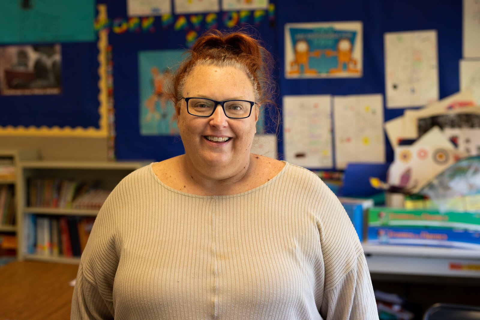 Juli Dominguez, an English Language Learner (ELL) teacher at Kekionga Middle School.