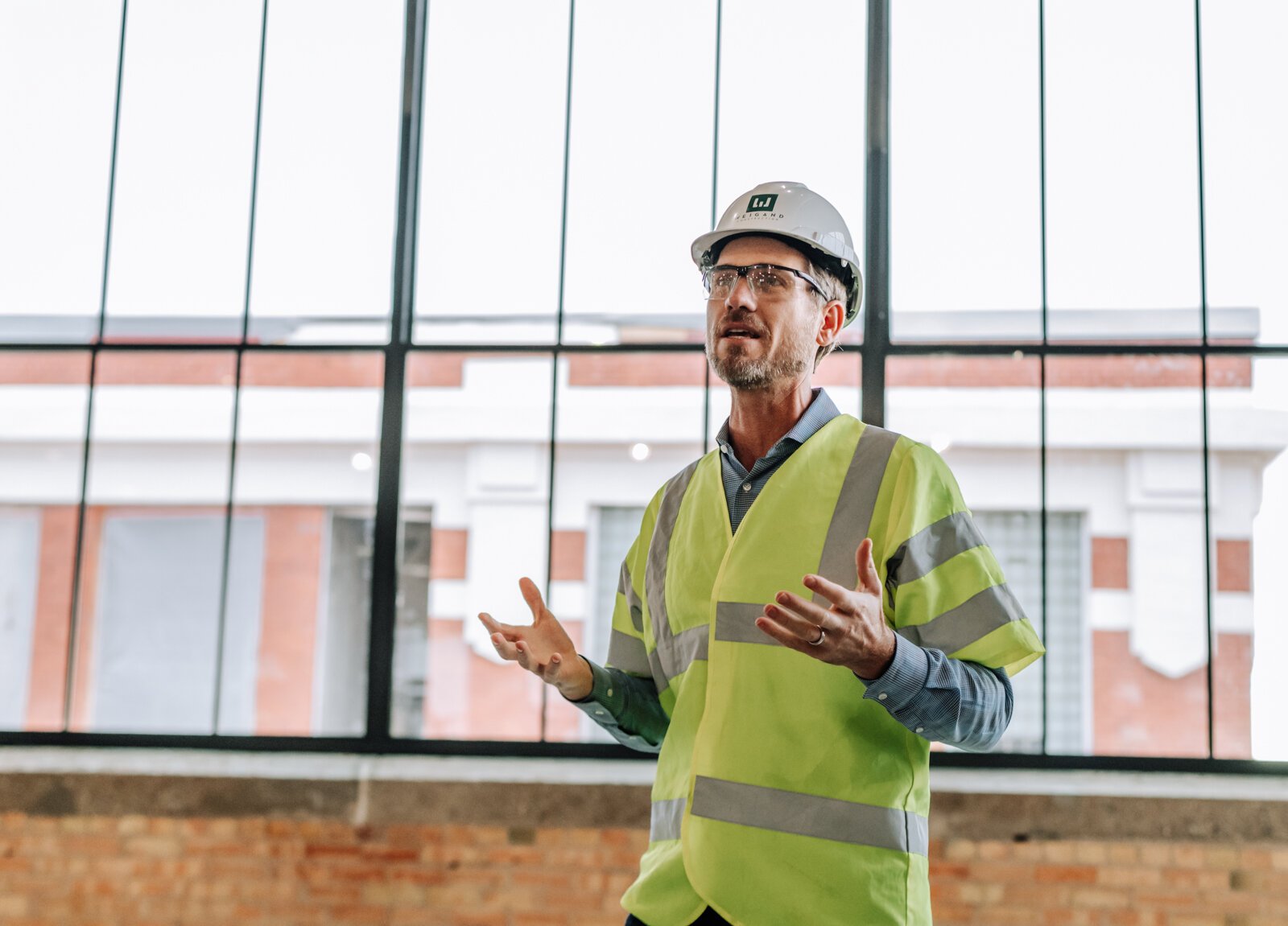 Kevan Biggs, Partner on the development team at RTM Ventures, speaks during a media tour of the Do It Best space on December 3, 2021. 