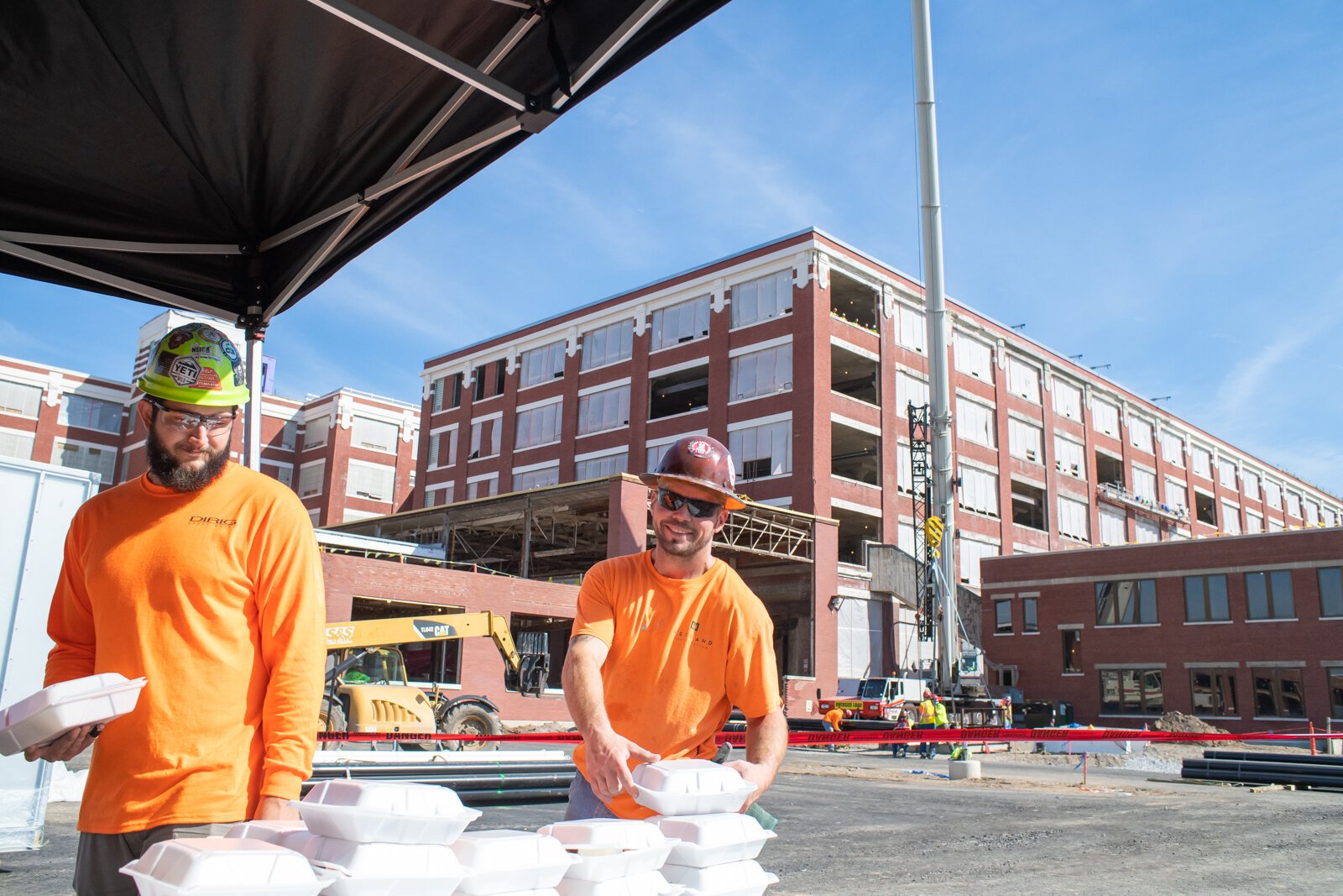 The West Campus of Electric Works is on schedule to open in the fall of next year, and work is constantly underway.