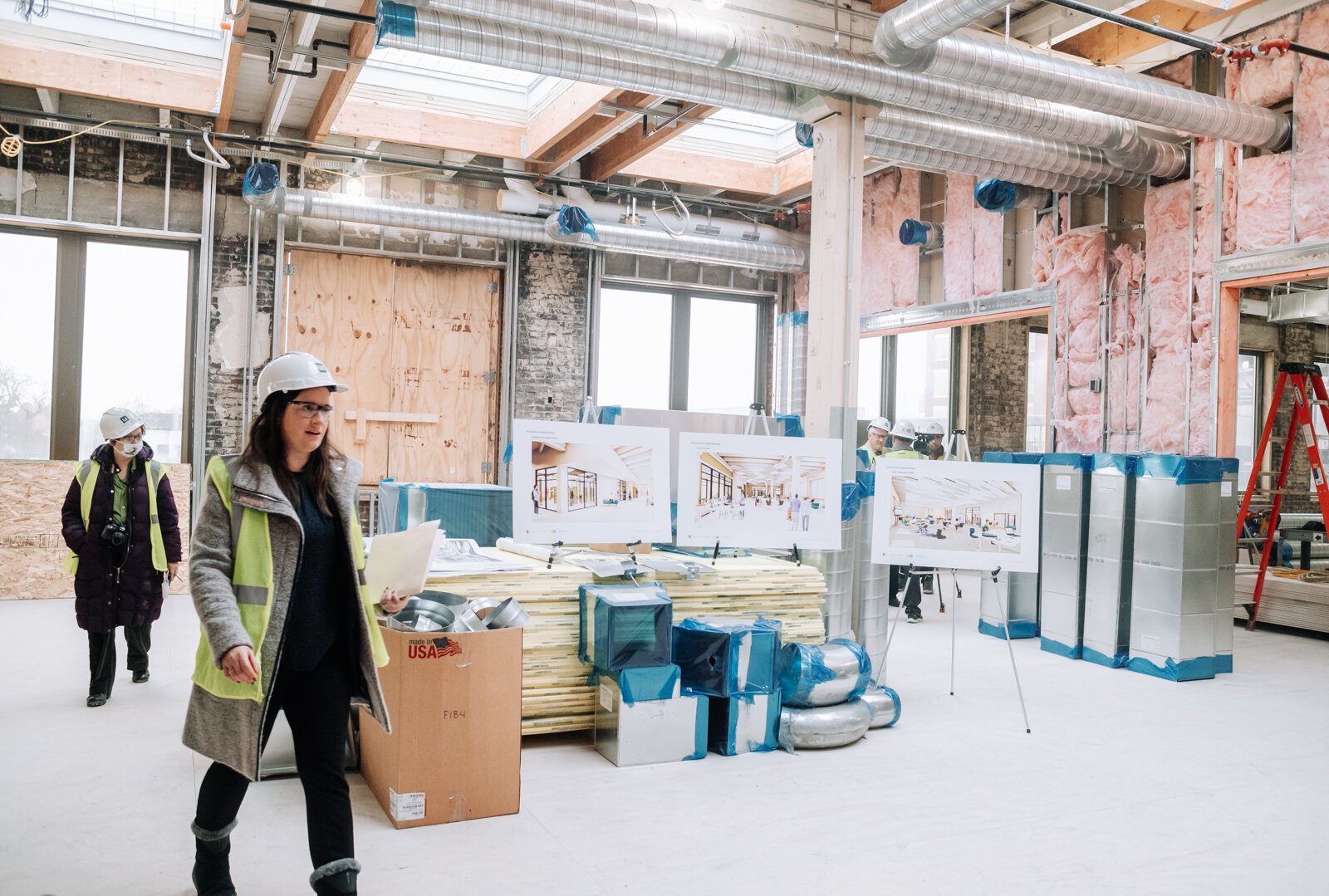 The future space of the Fort Wayne Community Schools Amp Lab inside Building 31 on the West Campus of Electric Works. (December 2021)