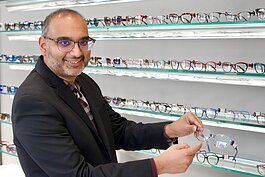 Dr. Zubair Khan from Eye Specs on Main.