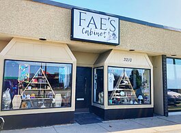 Fae's Cabinet is located at 3210 Crescent Ave.