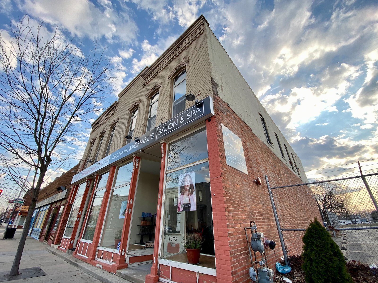 The exterior of Michael Michael's Salon and Spa at 1932 South Calhoun Street.