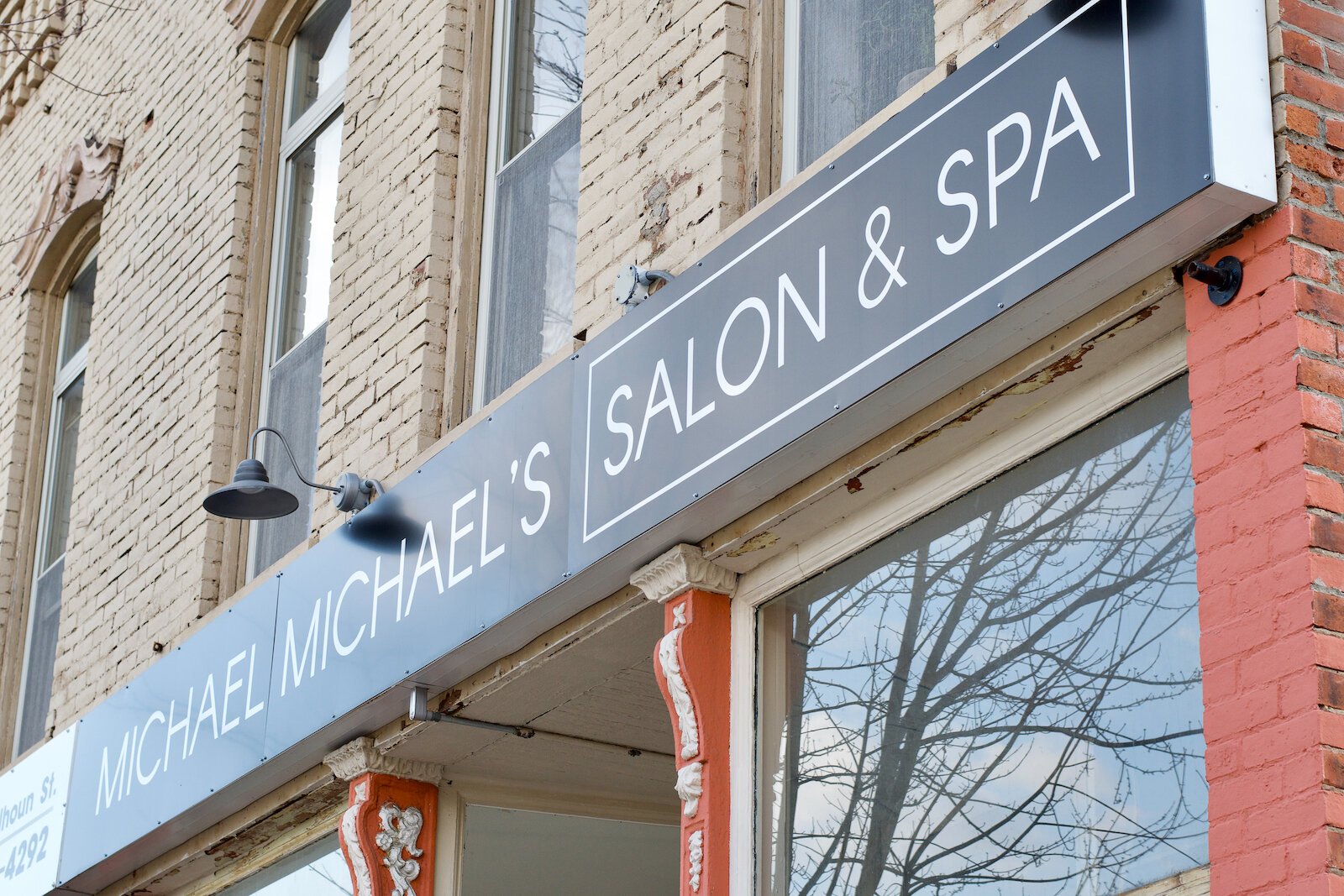 The exterior of Michael Michael's Salon and Spa at 1932 South Calhoun Street.