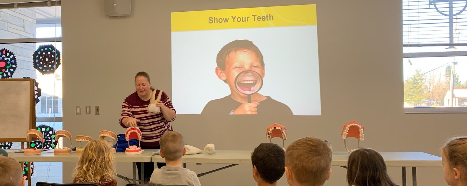 A Brush presentation at Central Lutheran School. 
