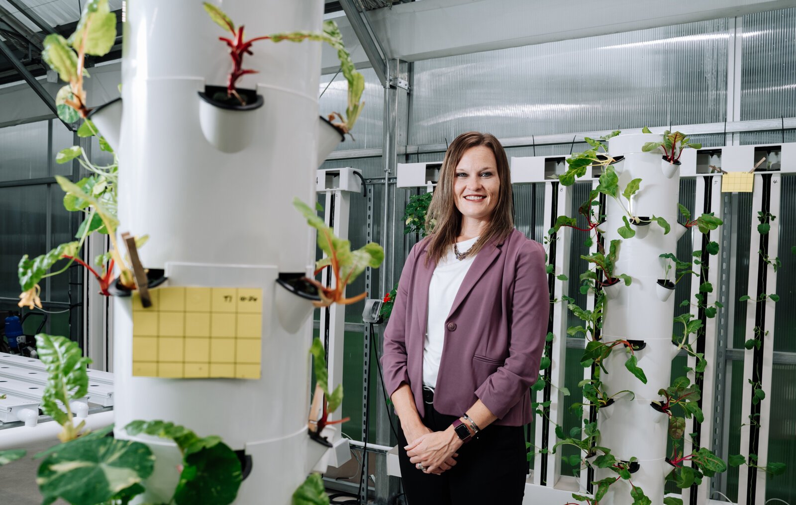 Kylee Bennett, Parkview Health Youth Well-being Coordinator at the Parkview Community Greenhouse at 1716 Beacon St..