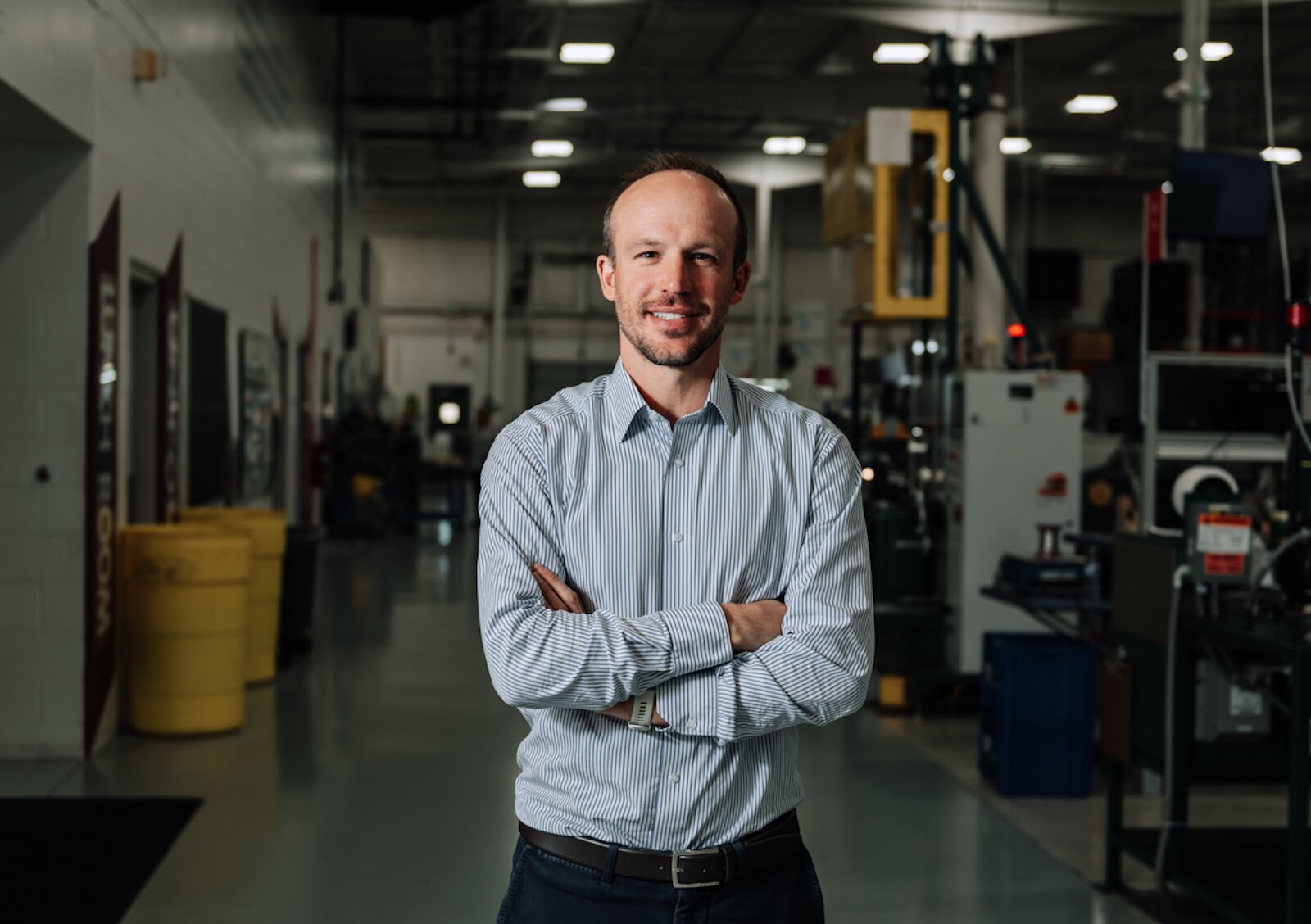 Bastien Carel, Advanced Manufacturing Manager, at Fort Wayne Metals.