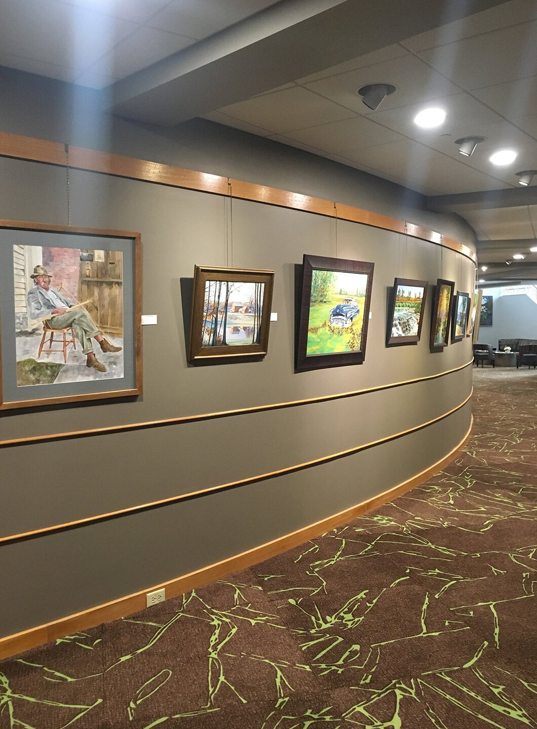 The Clark Gallery, located in the Honeywell Center.