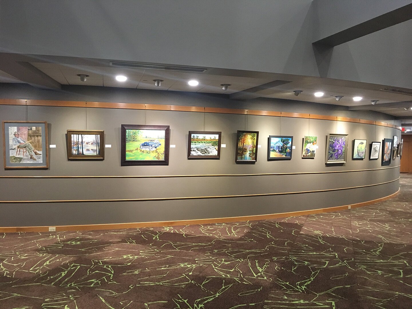 The Clark Gallery, located in the Honeywell Center.