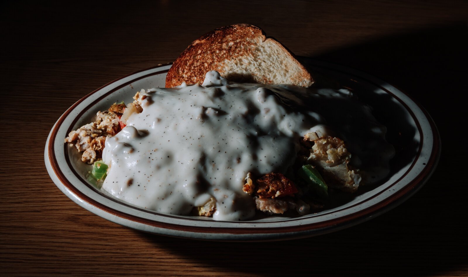 The garbage plate, a very popular dish, at Klemm's Kafe, 1429 N. Wells St.