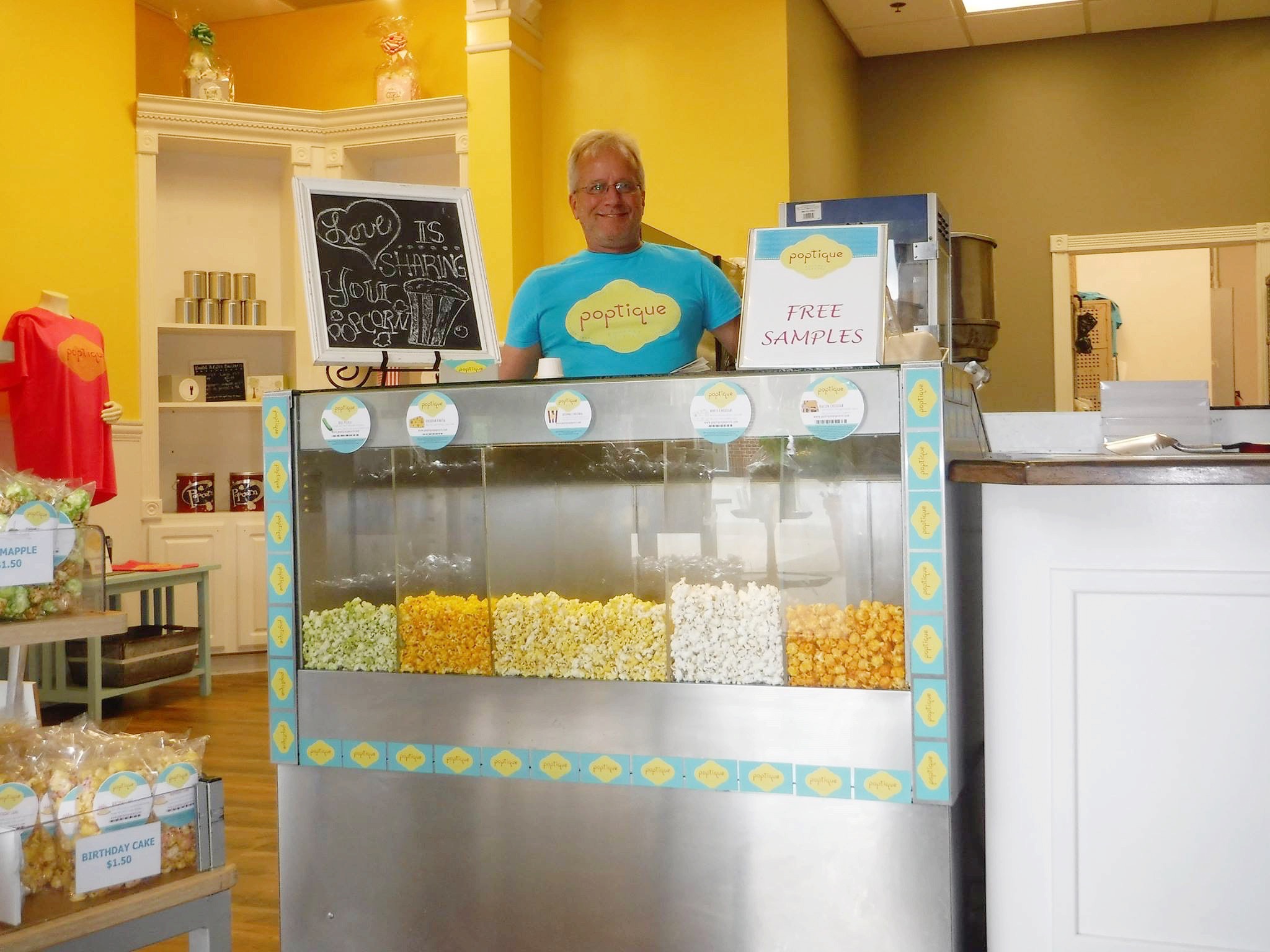 Gary Hively is the owner of Poptique Gourmet Popcorn.